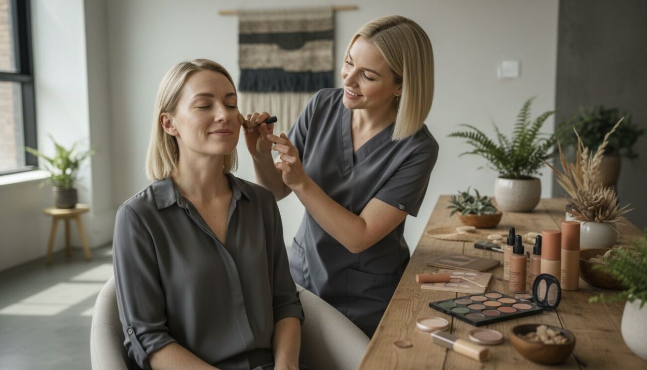 φυσικό μακιγιάζ εφαρμογή